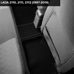 3D коврики EVA с бортами Lada 2110, 2111, 2112 (1995-2014)
