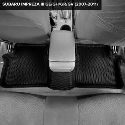 3D коврики EVA с бортами Subaru Impreza III GE/GH/GR/GV (2007-2011) 