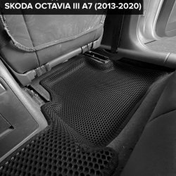 3D коврики EVA с бортами Skoda Octavia III A7 (2013-2020)