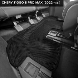 3D коврики EVA с бортами Chery Tiggo 8 Pro Max (2022-н.в.)