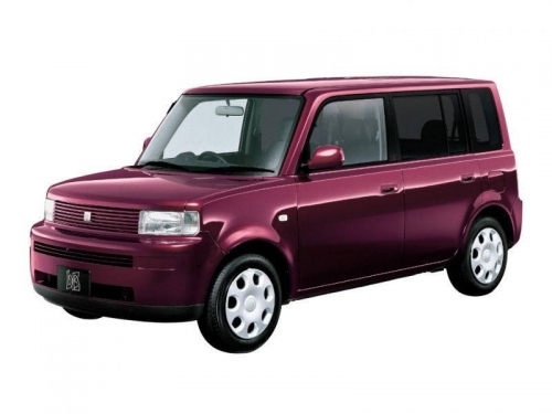 2D коврики EVA в салон и багажник  на Toyota bB I, правый руль (2000-2005)