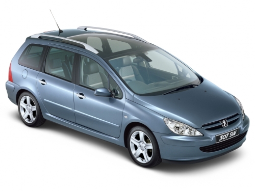 2D коврики EVA в салон  на Peugeot 307 универсал (2001-2008)