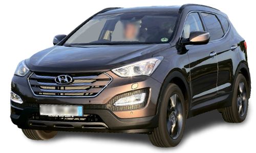 2D коврики EVA в салон  на Hyundai Santa Fe III (2012-2018)