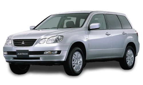 2D коврики EVA в салон  на Mitsubishi AirTrek 4WD Turbo, правый руль (2001-2008)