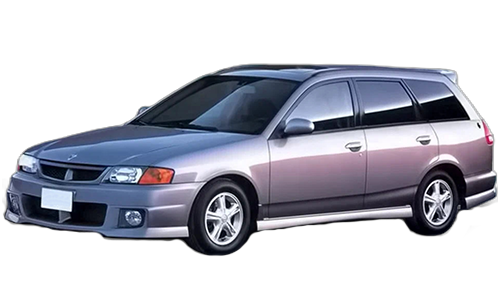 2D коврики EVA в салон и багажник  на Nissan Wingroad II Y11 2WD, правый руль (1999-2005)