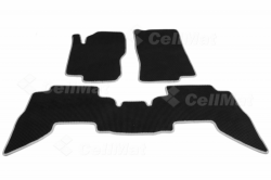 2D коврики EVA в салон и багажник  на Nissan Pathfinder III R51 рестайлинг 7 мест (2010-2014)