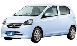 2D коврики EVA в салон  на Daihatsu  Mira e:S I, правый руль (2011-2017)