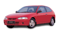 2D коврики EVA в салон  на Mitsubishi Colt V CJ0 (1995-2003)