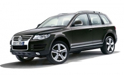 2D коврики EVA в салон и багажник  на Volkswagen Touareg I 4-ёх зонный климат контроль (2002-2010)