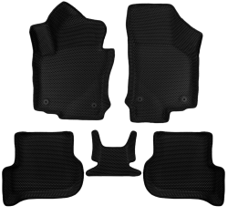 3D коврики EVA с бортами в салон  на Volkswagen Golf VI хетчбек 5D (2008-2012)