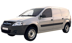 2D коврики EVA в салон  на Lada Largus фургон (2012-н.в)